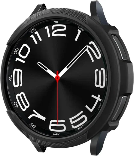 Spigen Liquid Air - Samsung Galaxy Watch 6 Classic 43MM Hoesje - Matte Zwart afbeelding 1