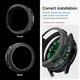 Spigen Liquid Air - Samsung Galaxy Watch 6 Classic 43MM Hoesje - Matte Zwart afbeelding 2