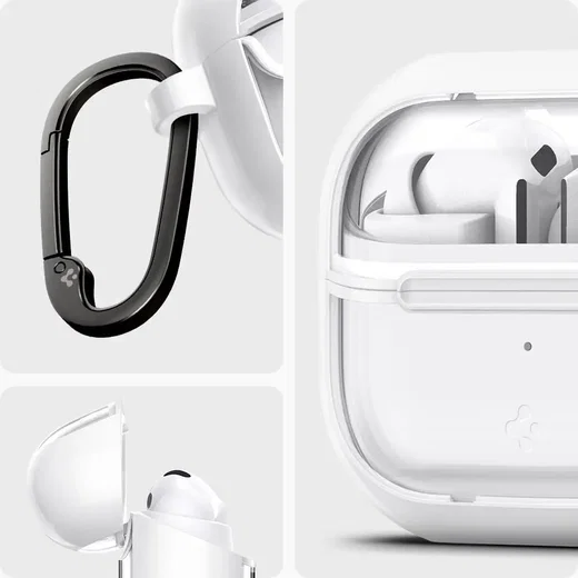Spigen Galaxy Buds 3 / Buds 3 Pro Hoesje Ultra Hybrid Beschermcase Wit afbeelding 4