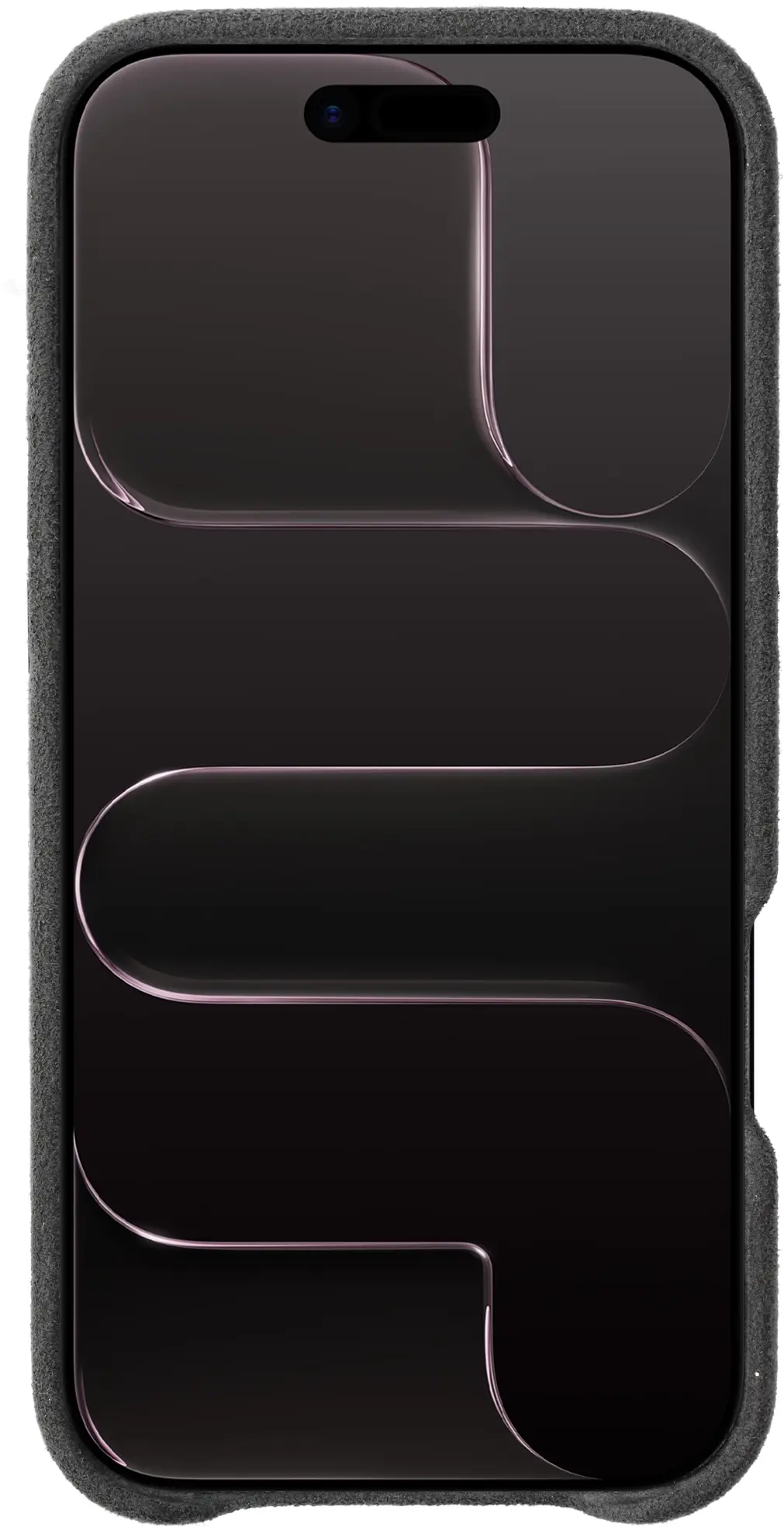 Rosso Avanti iPhone Air Hoesje Alcantara MagSafe met Wallet Grijs afbeelding 13