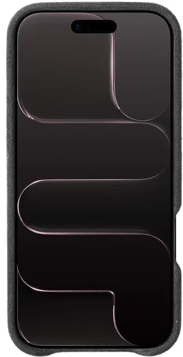 Rosso Avanti iPhone Air Hoesje Alcantara MagSafe met Wallet Grijs afbeelding 13