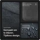 Rosso Avanti iPhone Air Hoesje Alcantara MagSafe met Wallet Grijs afbeelding 4