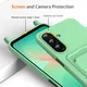 Samsung Galaxy S25 FE Hoesje met Koord en Pasjeshouder Siliconen Groen afbeelding 5