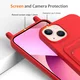 Apple iPhone 15 Hoesje met Koord en Pasjeshouder Siliconen Rood afbeelding 6
