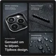 Rosso Avanti Apple iPhone 17e / 16e Hoesje Alcantara MagSafe Back Cover Grijs afbeelding 5