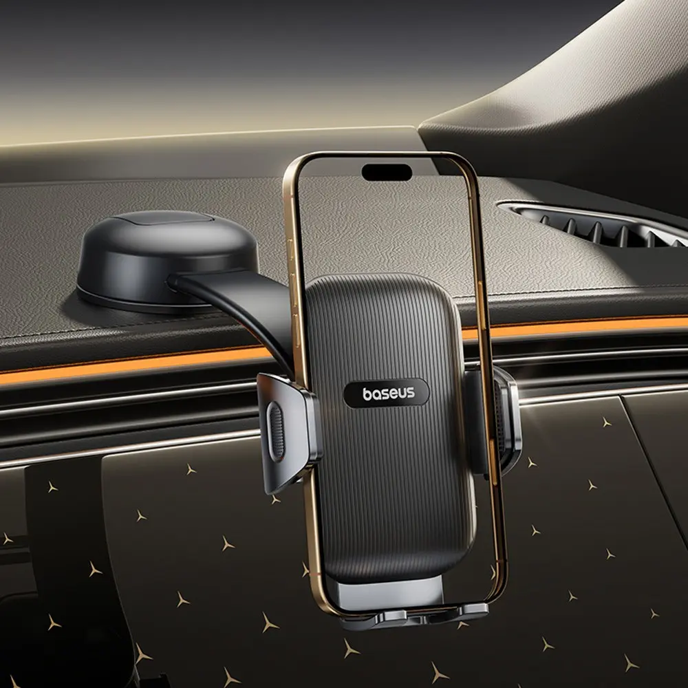 Baseus PrimeTrip Dashboard/Raam Telefoonhouder 360° Verstelbaar Zwart afbeelding 9