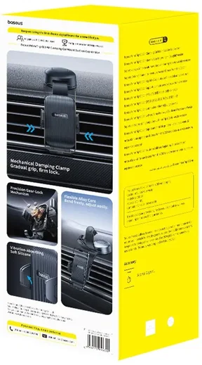 Baseus PrimeTrip Dashboard/Raam Telefoonhouder 360° Verstelbaar Zwart afbeelding 13