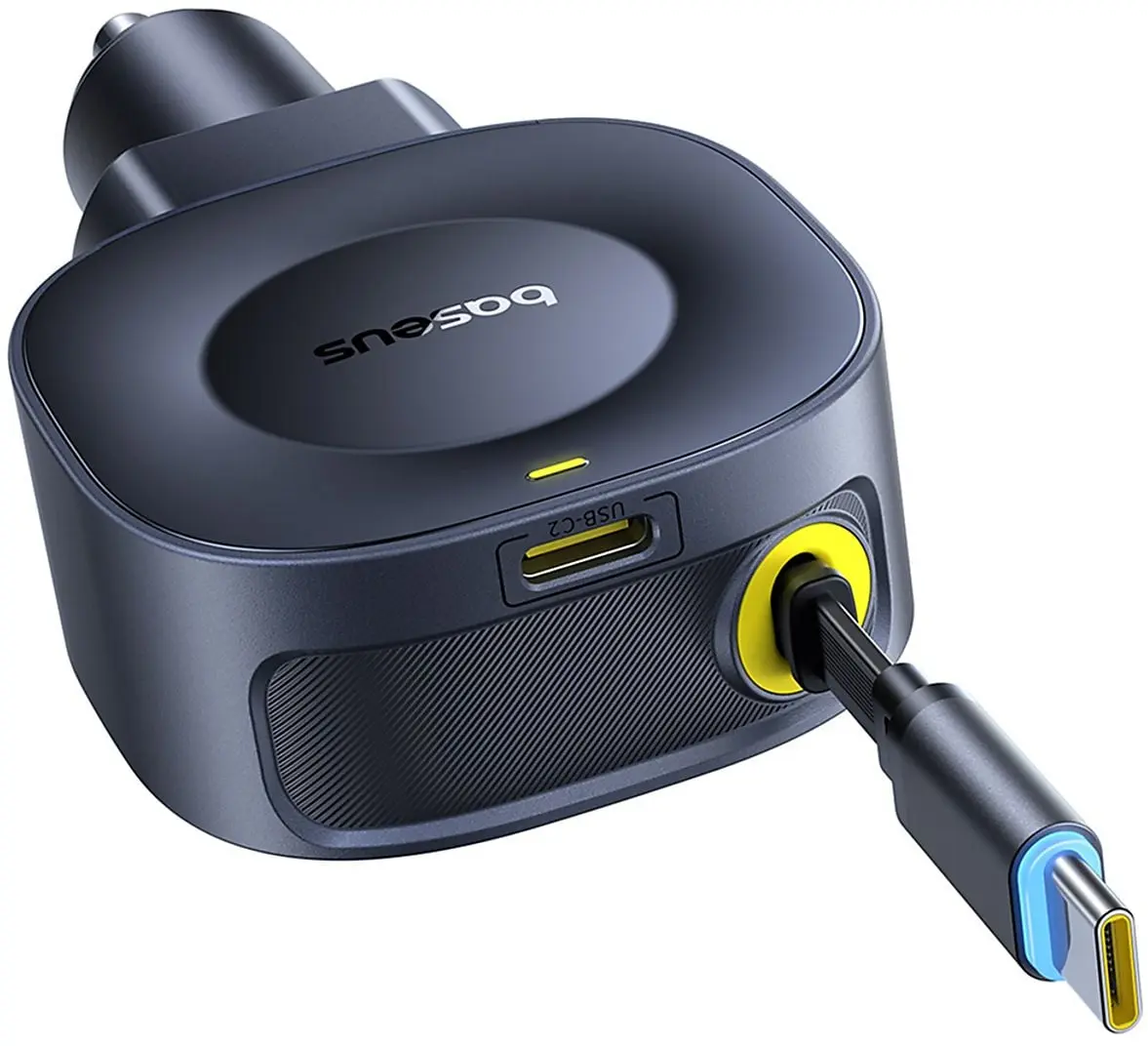 Baseus PrimeTrip VR2 Autolader 30W met Uitrekbare USB‑C Kabel Zwart afbeelding 3