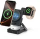 Baseus PicoGo 3-in-1 Draadloze Qi 2.2 Oplader Smartphone/Watch/AirPods 25W Zwart afbeelding 1