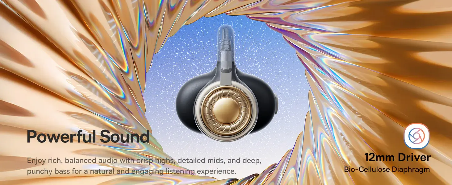 Baseus Bass BC1 Open-Ear True Wireless Draadloze Bluetooth Oordopjes Wit afbeelding 6