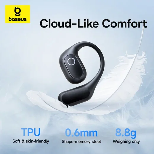 Baseus Eli 2i Fit Open-Ear True Wireless Draadloze Bluetooth Oordopjes Zwart afbeelding 9