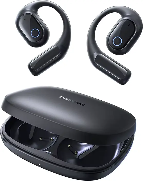 Baseus Eli 2i Fit Open-Ear True Wireless Draadloze Bluetooth Oordopjes Zwart afbeelding 3
