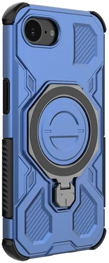 Apple iPhone 17e / 16e Hoesje MagSafe 360° Standaard Blauw afbeelding 8
