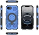Apple iPhone 17e / 16e Hoesje MagSafe 360° Standaard Blauw afbeelding 9
