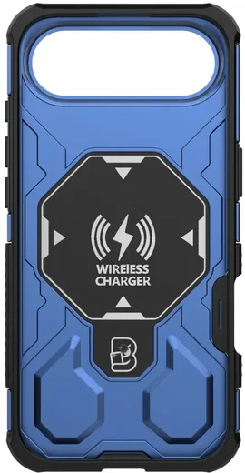 Apple iPhone Air Hoesje MagSafe 360° Standaard Blauw afbeelding 6