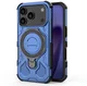 Apple iPhone 17 Pro Hoesje MagSafe 360° Standaard Blauw afbeelding 2