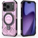 Apple iPhone 17 Pro Hoesje MagSafe 360° Standaard Roze afbeelding 6