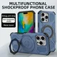 Apple iPhone 16 Pro Hoesje MagSafe 360° Standaard Grijs afbeelding 2