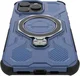 Apple iPhone 15 Pro Max Hoesje MagSafe 360° Standaard Blauw afbeelding 10