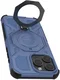 Apple iPhone 15 Pro Max Hoesje MagSafe 360° Standaard Blauw afbeelding 11