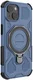 Apple iPhone 15 Hoesje MagSafe 360° Standaard Blauw afbeelding 8