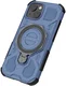 Apple iPhone 15 Hoesje MagSafe 360° Standaard Blauw afbeelding 3