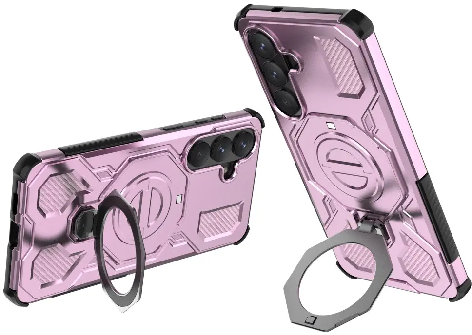 Samsung Galaxy S26 Plus Hoesje MagSafe 360° Standaard Roze afbeelding 9