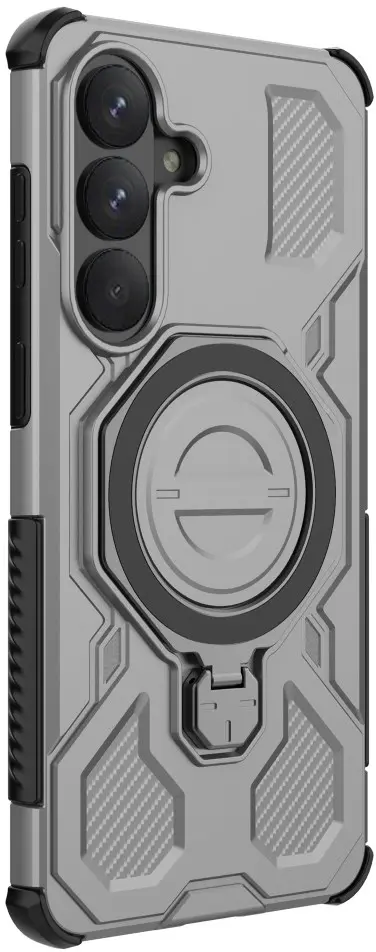Samsung Galaxy S26 Plus Hoesje MagSafe 360° Standaard Grijs afbeelding 12