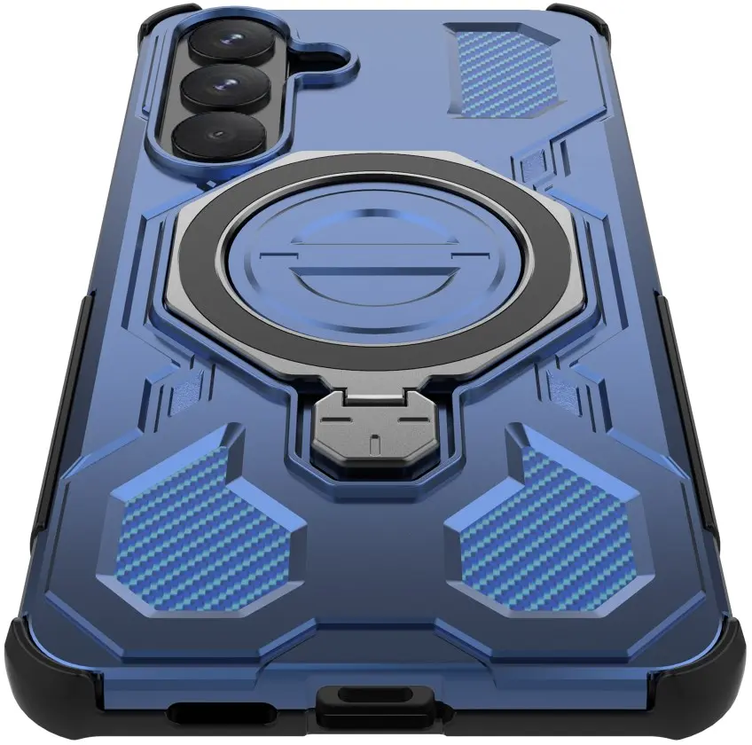 Samsung Galaxy S26 Plus Hoesje MagSafe 360° Standaard Blauw afbeelding 17