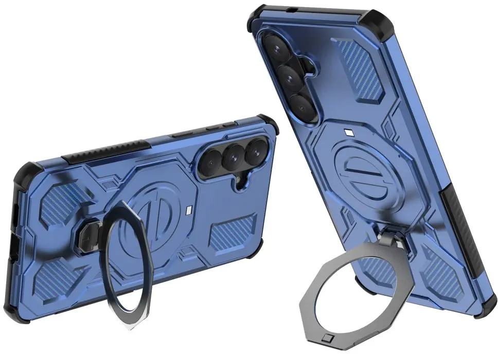 Samsung Galaxy S26 Plus Hoesje MagSafe 360° Standaard Blauw afbeelding 10