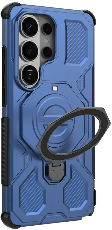 Samsung Galaxy S26 Ultra Hoesje MagSafe 360° Standaard Blauw afbeelding 8