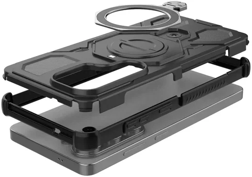 Samsung Galaxy S26 Ultra Hoesje MagSafe 360° Standaard Zwart afbeelding 5