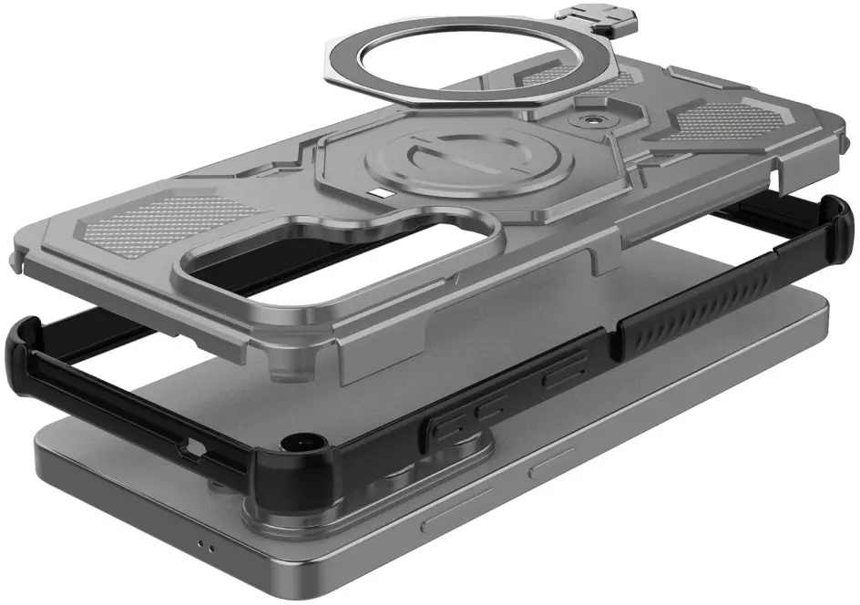 Samsung Galaxy S26 Ultra Hoesje MagSafe 360° Standaard Grijs afbeelding 5