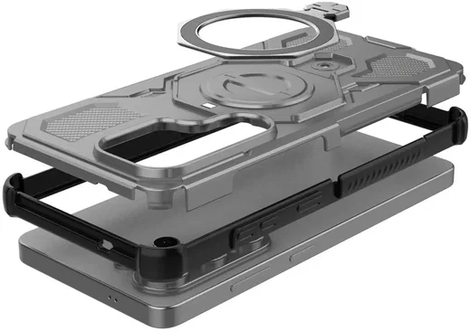 Samsung Galaxy S26 Ultra Hoesje MagSafe 360° Standaard Grijs afbeelding 5