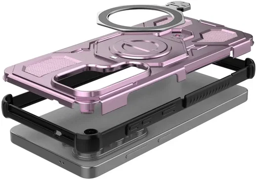 Samsung Galaxy S26 Ultra Hoesje MagSafe 360° Standaard Roze afbeelding 5