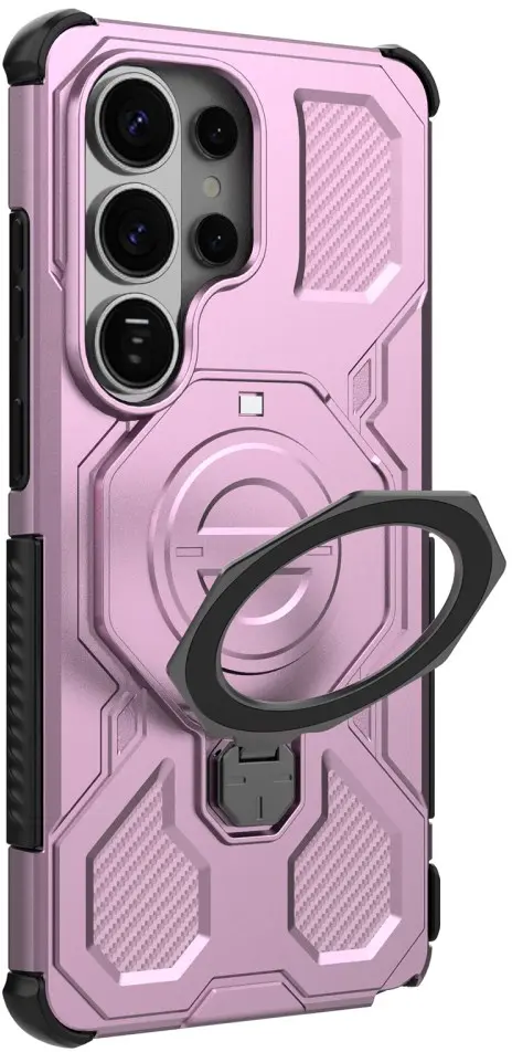 Samsung Galaxy S26 Ultra Hoesje MagSafe 360° Standaard Roze afbeelding 7