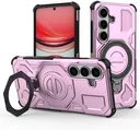 Samsung Galaxy S26 Hoesje MagSafe 360° Standaard Roze