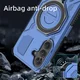 Samsung Galaxy A57 Hoesje MagSafe 360° Standaard Blauw afbeelding 3
