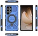 Samsung Galaxy S25 Ultra Hoesje MagSafe 360° Standaard Blauw afbeelding 9