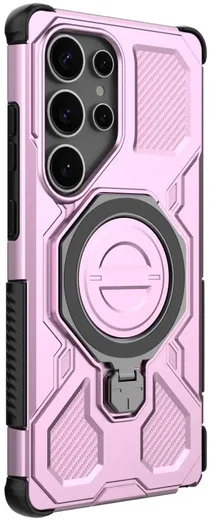 Samsung Galaxy S25 Ultra Hoesje MagSafe 360° Standaard Roze afbeelding 6