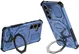 Samsung Galaxy S25 Hoesje MagSafe 360° Standaard Blauw afbeelding 2