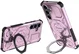 Samsung Galaxy S25 Hoesje MagSafe 360° Standaard Roze afbeelding 2