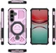 Samsung Galaxy S25 Hoesje MagSafe 360° Standaard Roze afbeelding 8