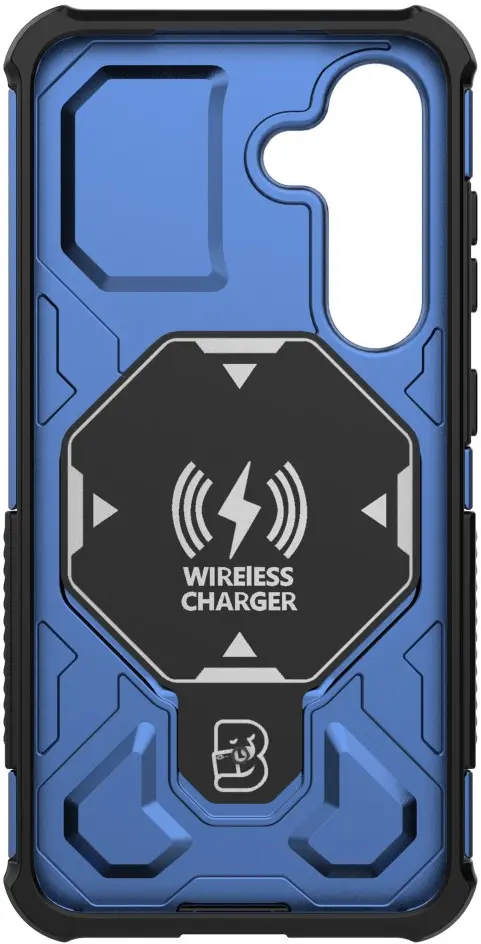 Samsung Galaxy S25 Plus Hoesje MagSafe 360° Standaard Blauw afbeelding 6