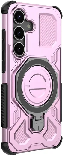 Samsung Galaxy S25 Plus Hoesje MagSafe 360° Standaard Roze afbeelding 6