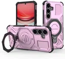 Samsung Galaxy S25 Plus Hoesje MagSafe 360° Standaard Roze