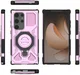 Samsung Galaxy S24 Ultra Hoesje MagSafe 360° Standaard Roze afbeelding 8