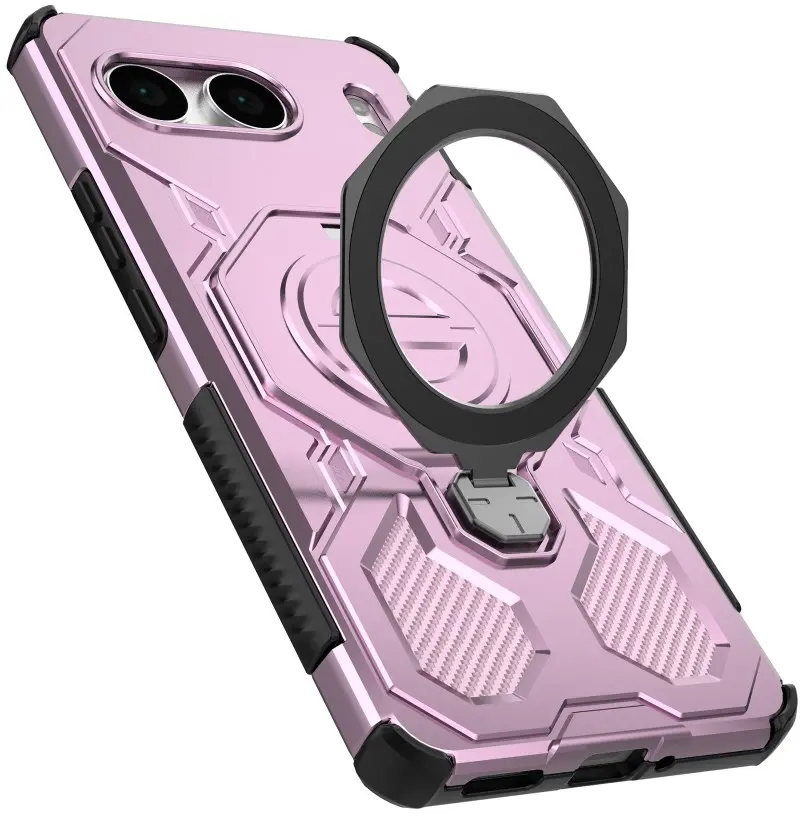 OnePlus Nord 4 Hoesje MagSafe 360° Standaard Roze afbeelding 5