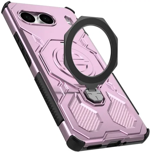 OnePlus Nord 4 Hoesje MagSafe 360° Standaard Roze afbeelding 5