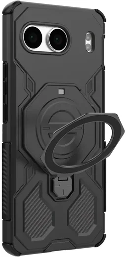 OnePlus Nord 4 Hoesje MagSafe 360° Standaard Zwart afbeelding 7
